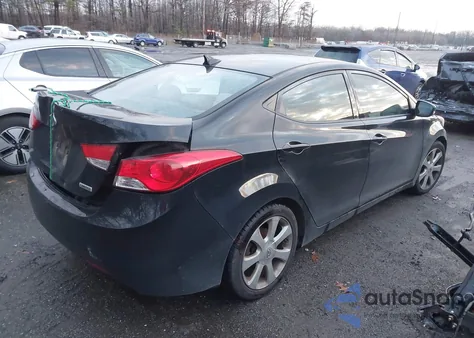 2013 Hyundai Elantra Limited from USA, damaged, VIN 5NPDH4AE3DH264110